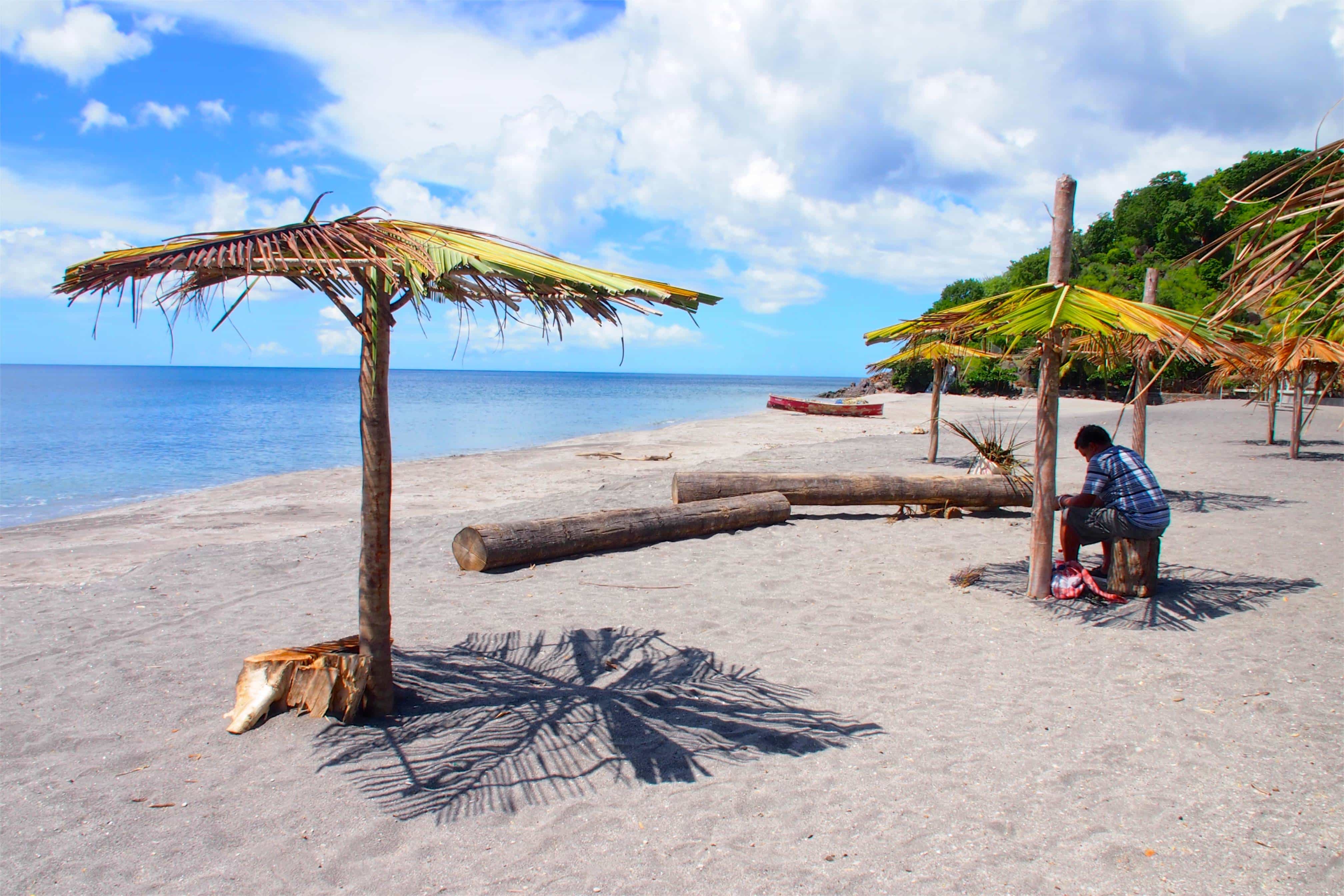 Black Sand Beaches in Dominica