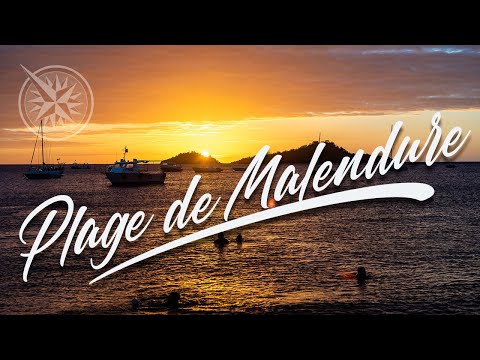 Sunset at Plage de Malendure, Guadeloupe