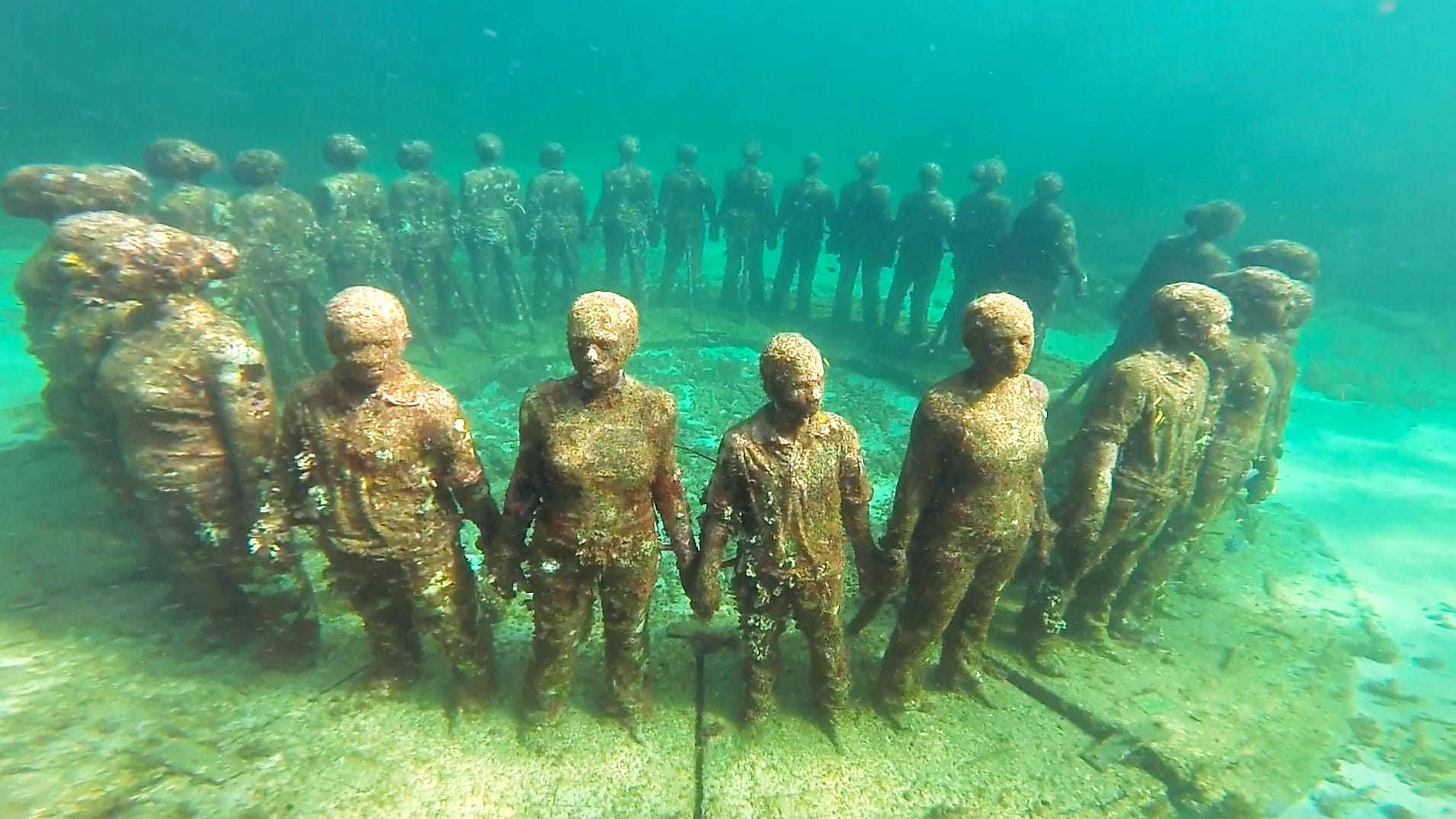 The Molinere Underwater Sculpture Park Grenada