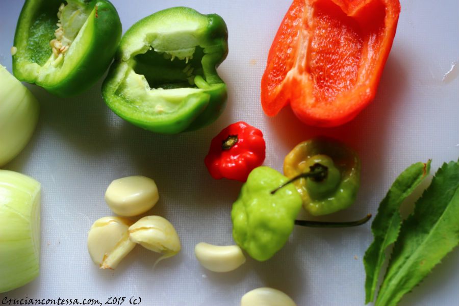 Veggies for the pate meat | Best Caribbean Beef Pate Recipe with The Crucian Contessa