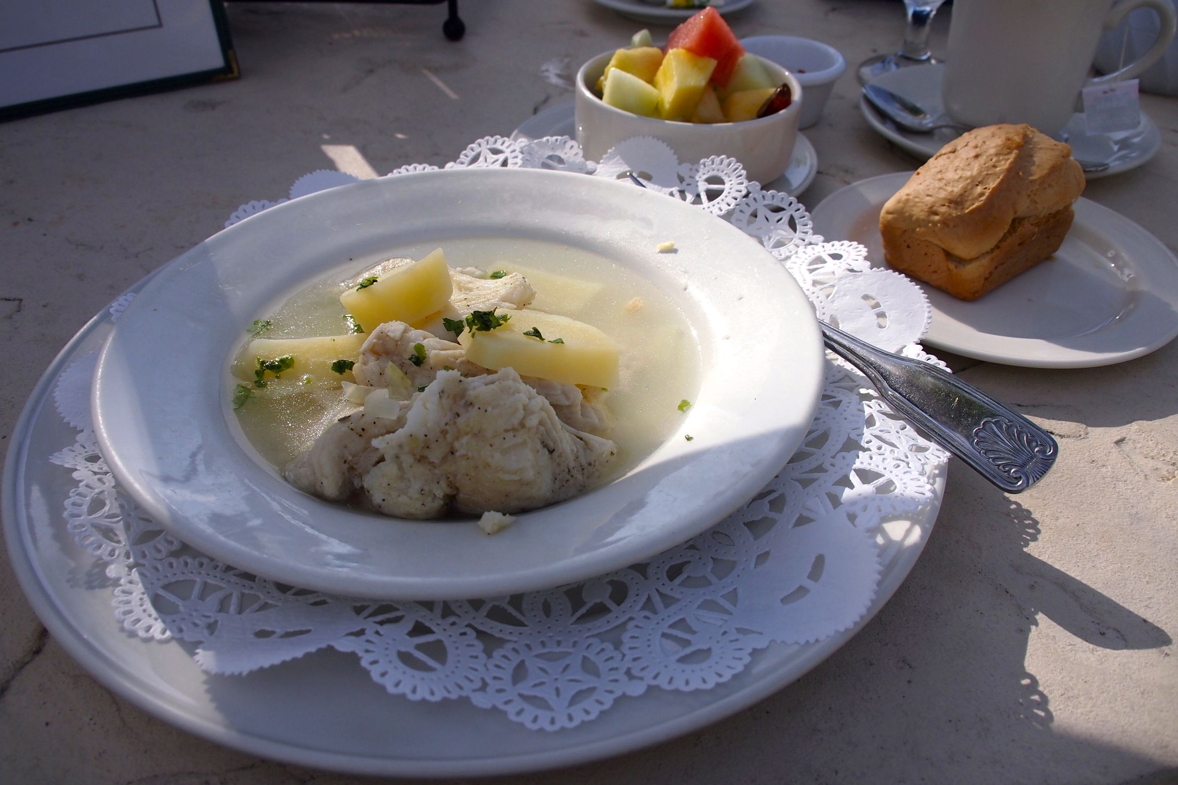 Bahamian Boiled Grouper