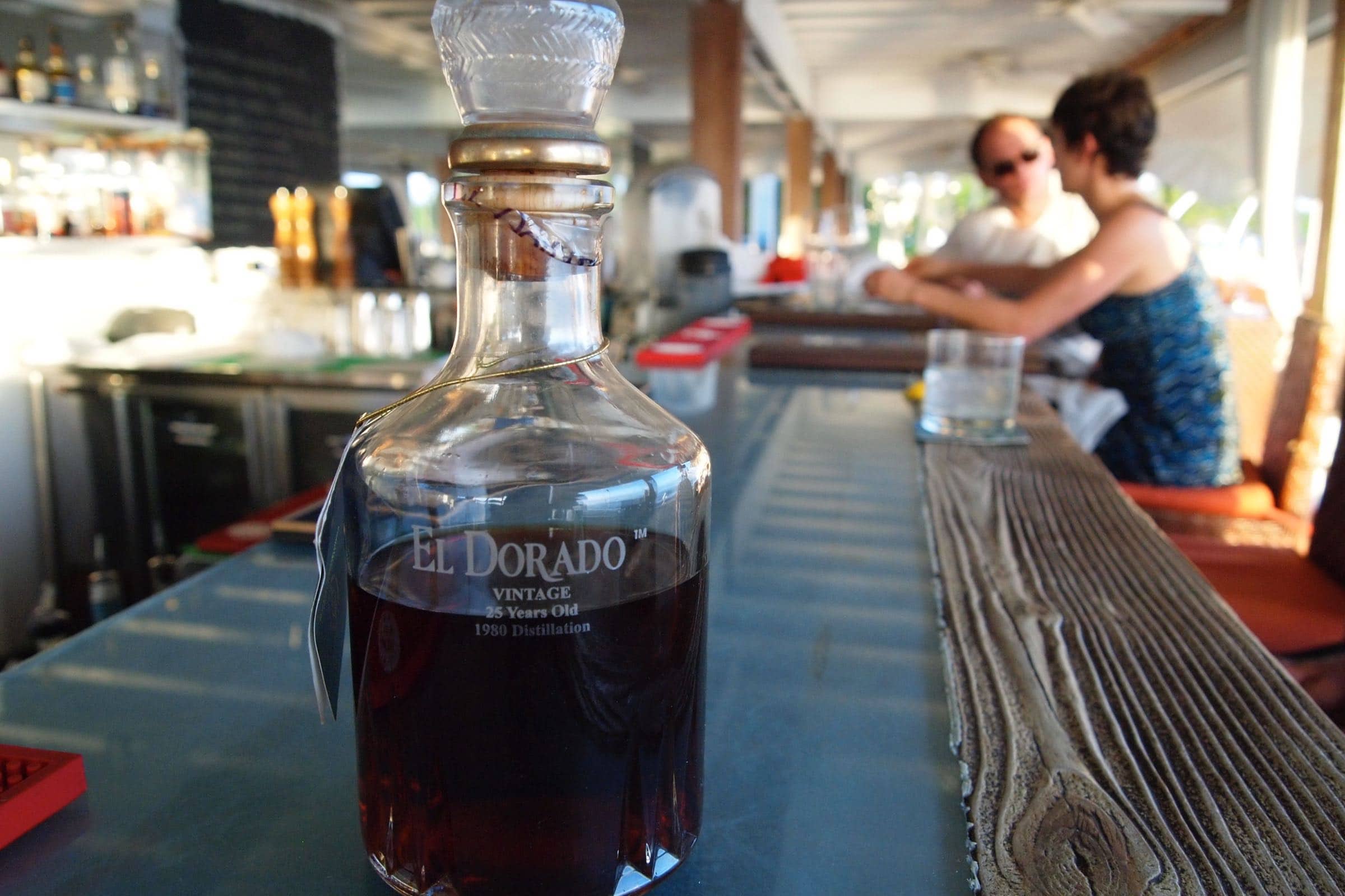 Rum at Tapas Barbados