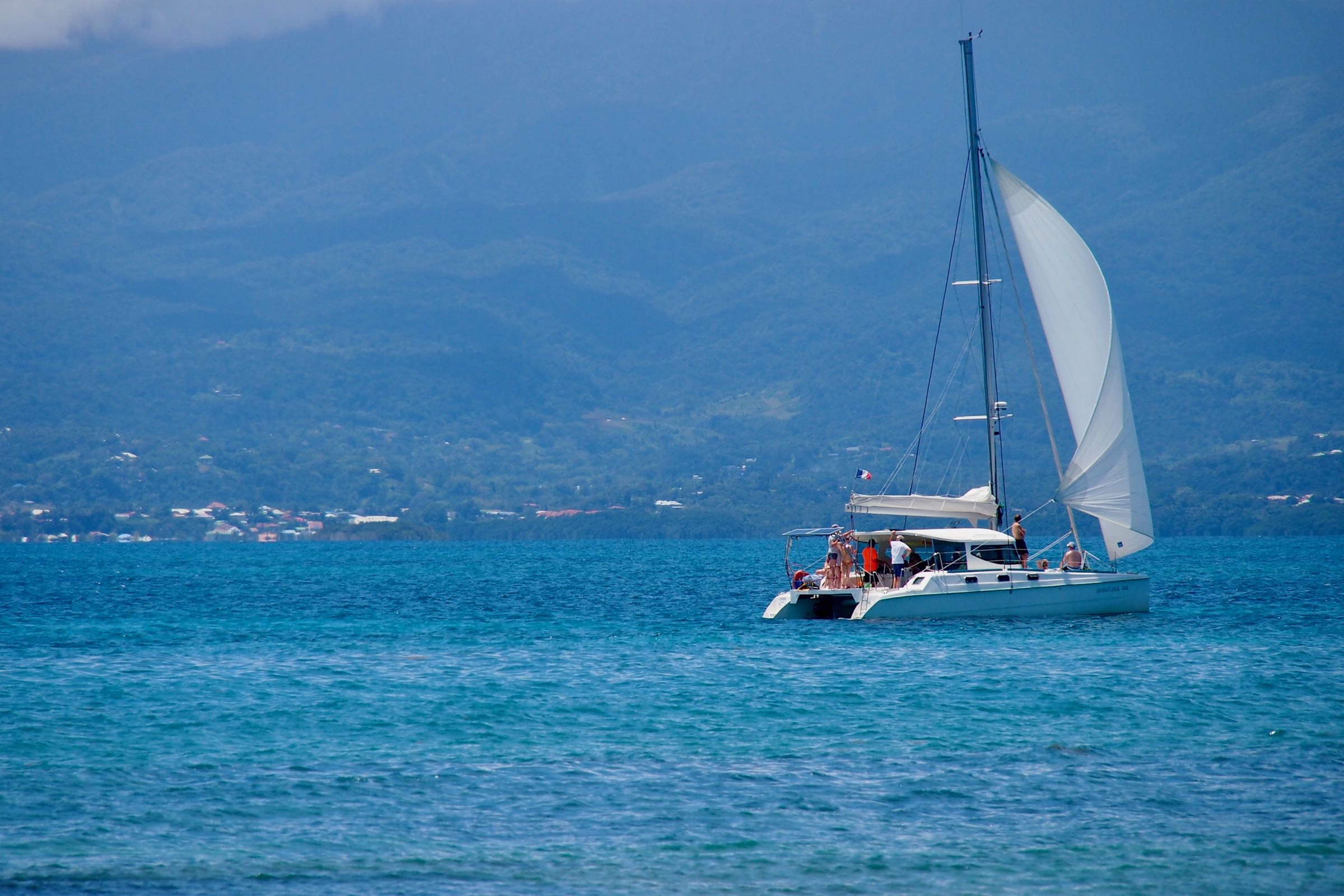 Sailing Past Le Gosier, Guadeloupe Islands