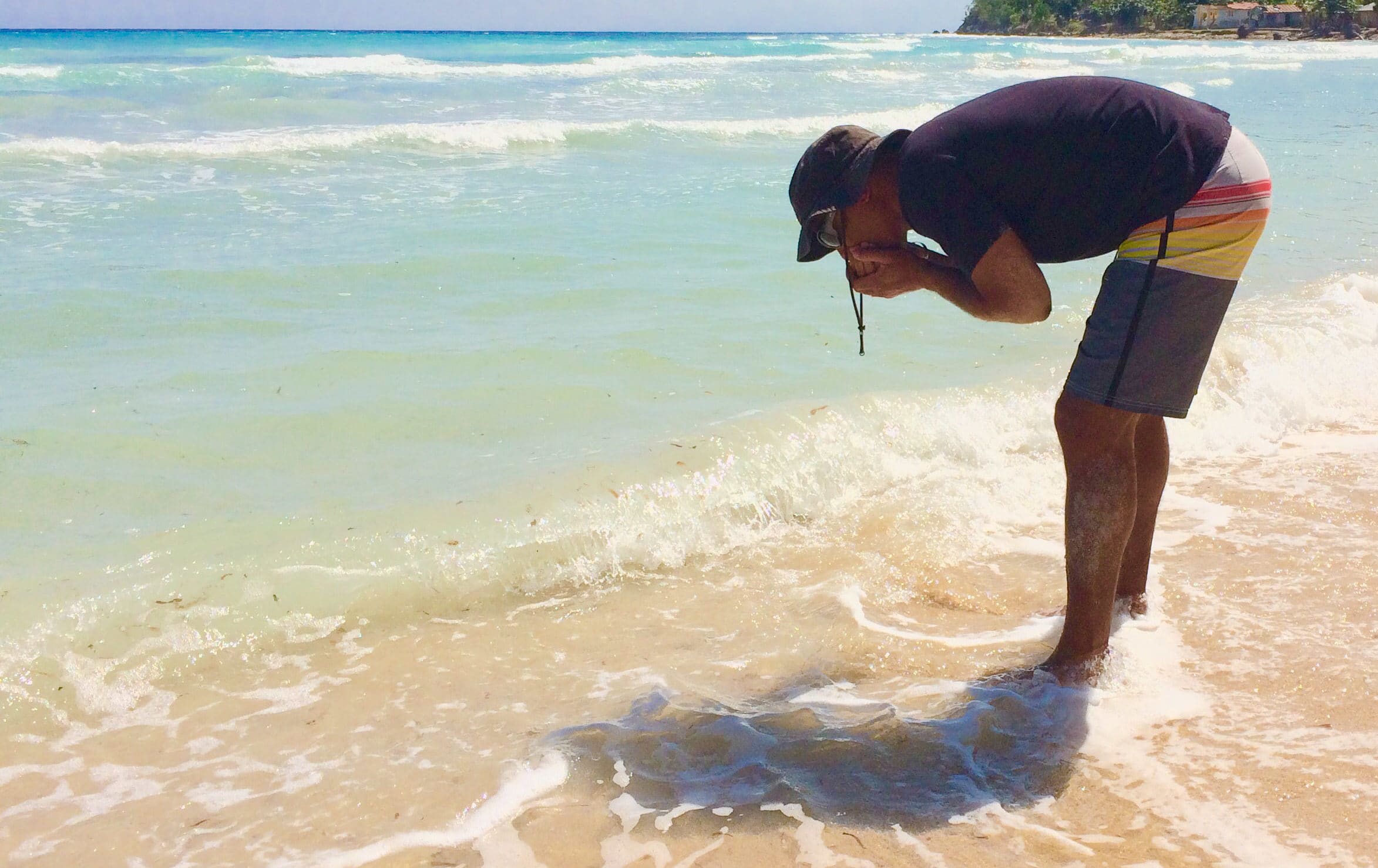Sipping Sea Water at Bananier Beach, Haiti | SBPR