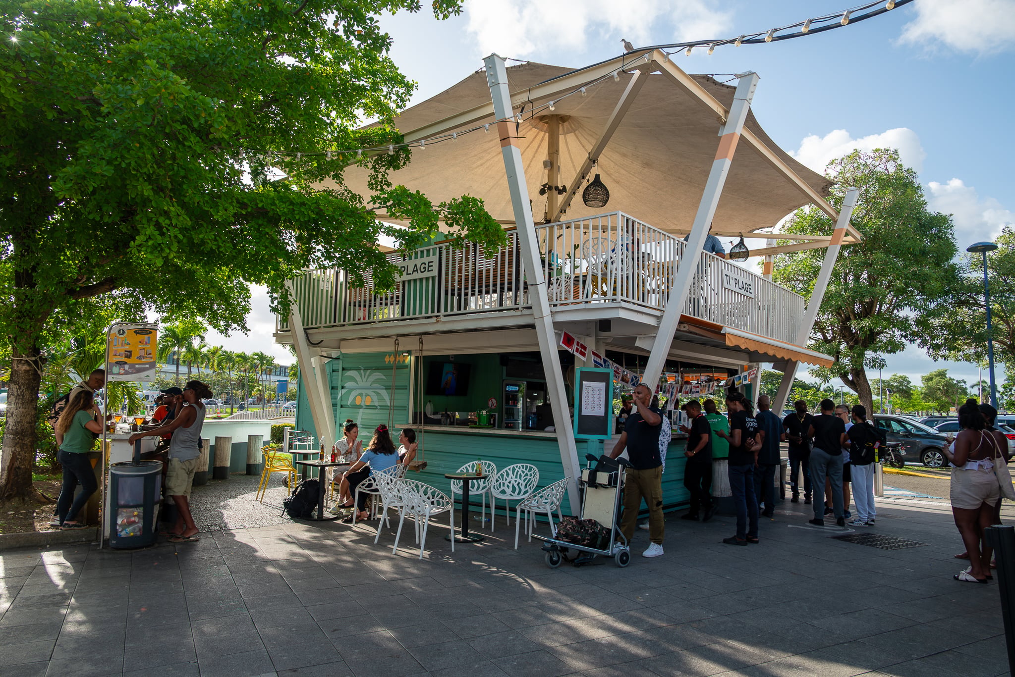 Ti Plage Bar Brings the Beach to the Airport in Martinique